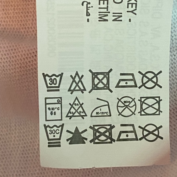 NWT. Zara White Contrast Striped Cropped T-Shirt. Size L. - Picture 9 of 9